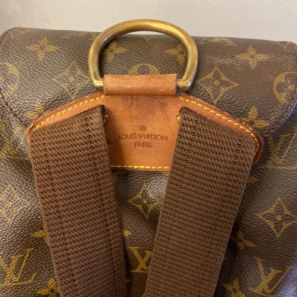 ♥️ LOUIS VUITTON Montsouris GM Backpack 💯 AUTH - Picture 13 of 16